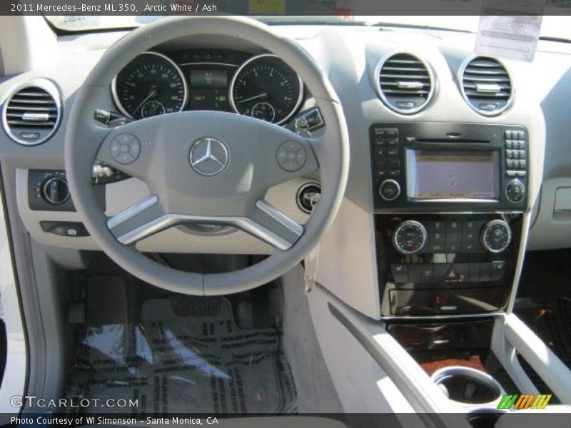 Arctic White / Ash 2011 Mercedes-Benz ML 350