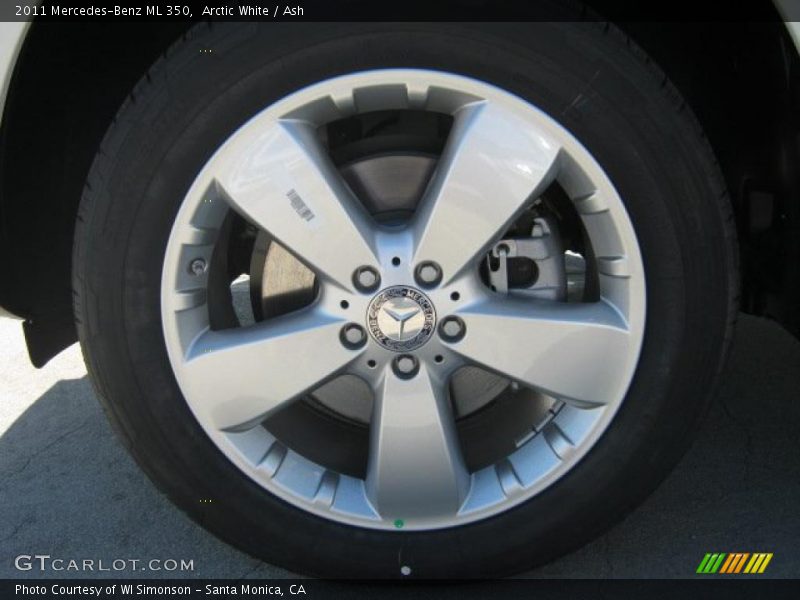 Arctic White / Ash 2011 Mercedes-Benz ML 350