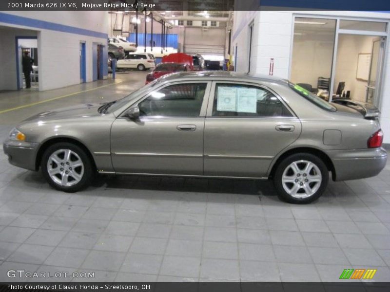 Mojave Beige Mica / Beige 2001 Mazda 626 LX V6