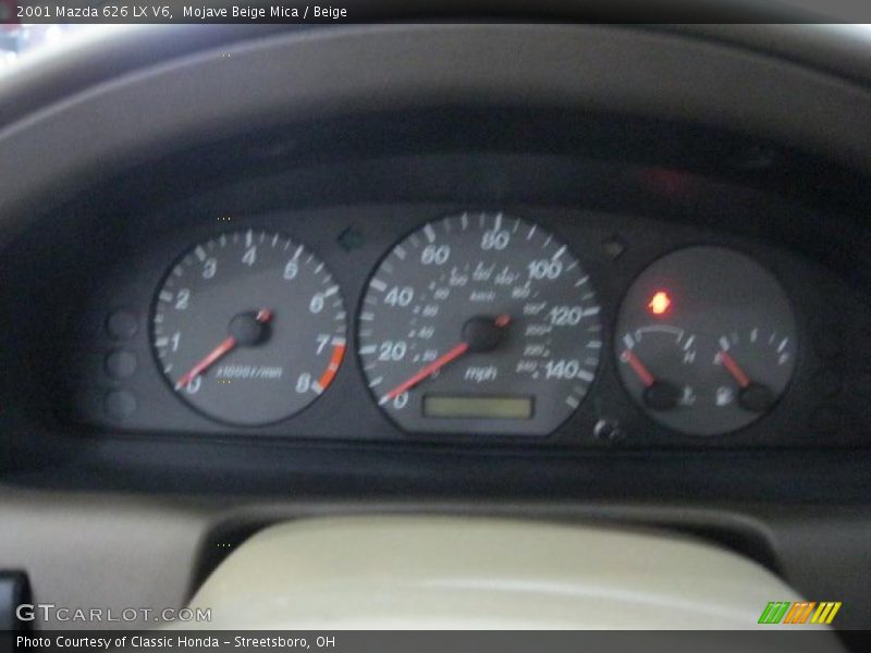 Mojave Beige Mica / Beige 2001 Mazda 626 LX V6
