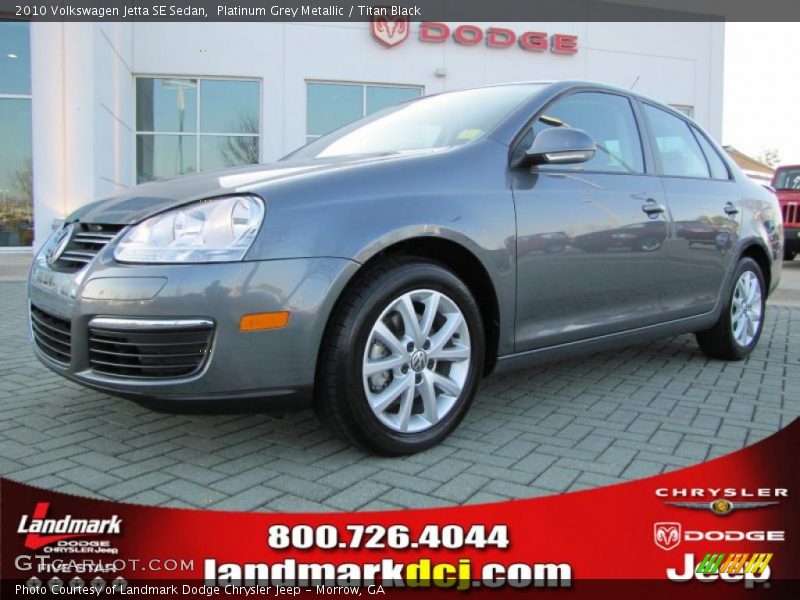 Platinum Grey Metallic / Titan Black 2010 Volkswagen Jetta SE Sedan