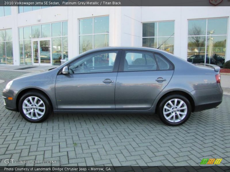 Platinum Grey Metallic / Titan Black 2010 Volkswagen Jetta SE Sedan