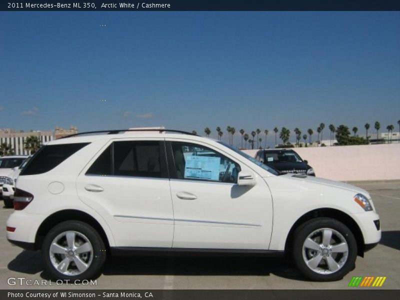 Arctic White / Cashmere 2011 Mercedes-Benz ML 350