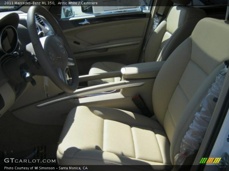 Arctic White / Cashmere 2011 Mercedes-Benz ML 350