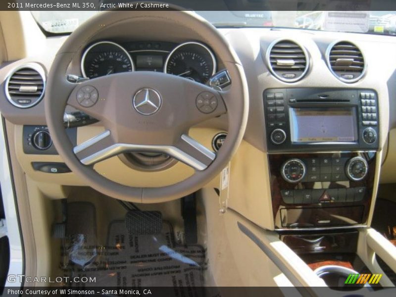 Arctic White / Cashmere 2011 Mercedes-Benz ML 350