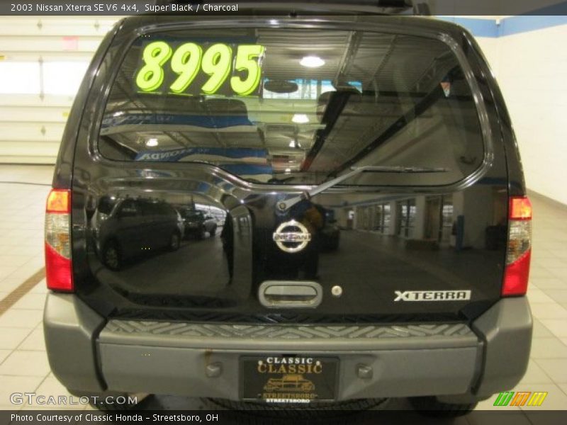 Super Black / Charcoal 2003 Nissan Xterra SE V6 4x4