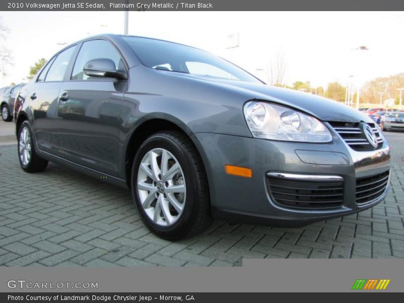 Platinum Grey Metallic / Titan Black 2010 Volkswagen Jetta SE Sedan