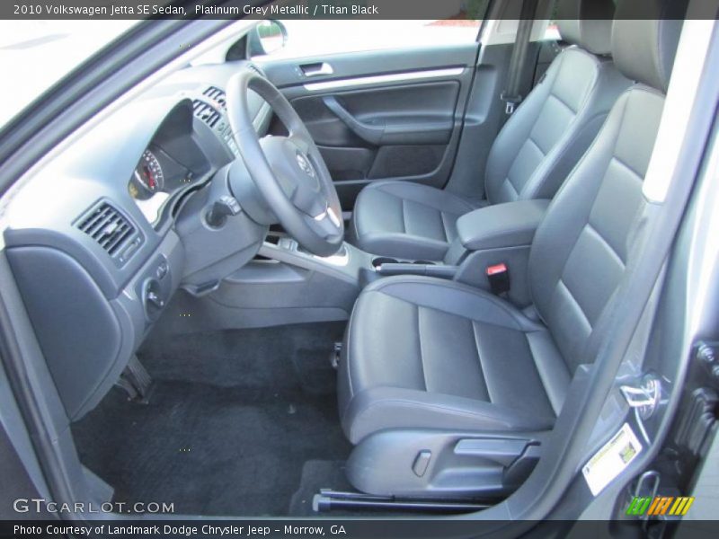 Platinum Grey Metallic / Titan Black 2010 Volkswagen Jetta SE Sedan