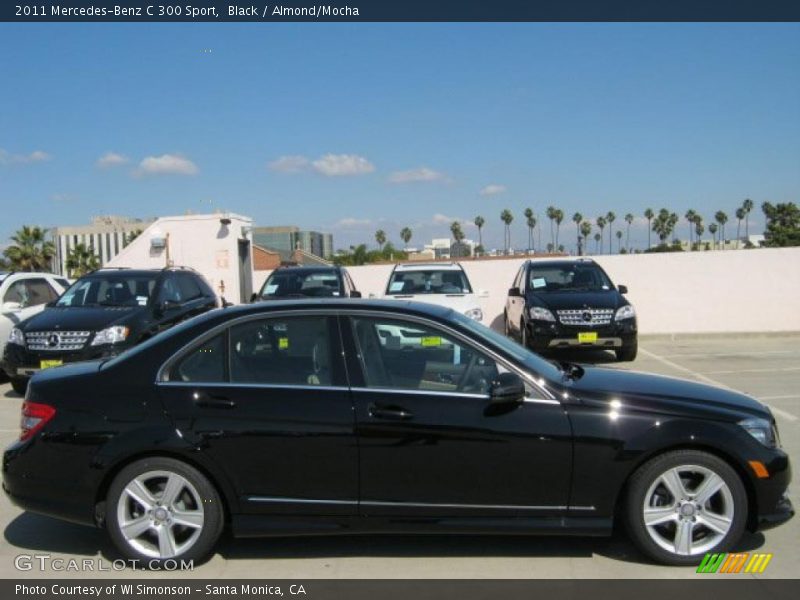 Black / Almond/Mocha 2011 Mercedes-Benz C 300 Sport