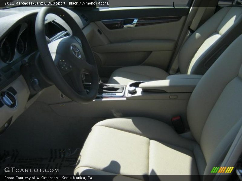 Black / Almond/Mocha 2011 Mercedes-Benz C 300 Sport