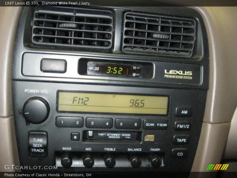 Controls of 1997 ES 300