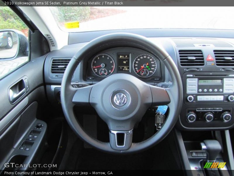Platinum Grey Metallic / Titan Black 2010 Volkswagen Jetta SE Sedan