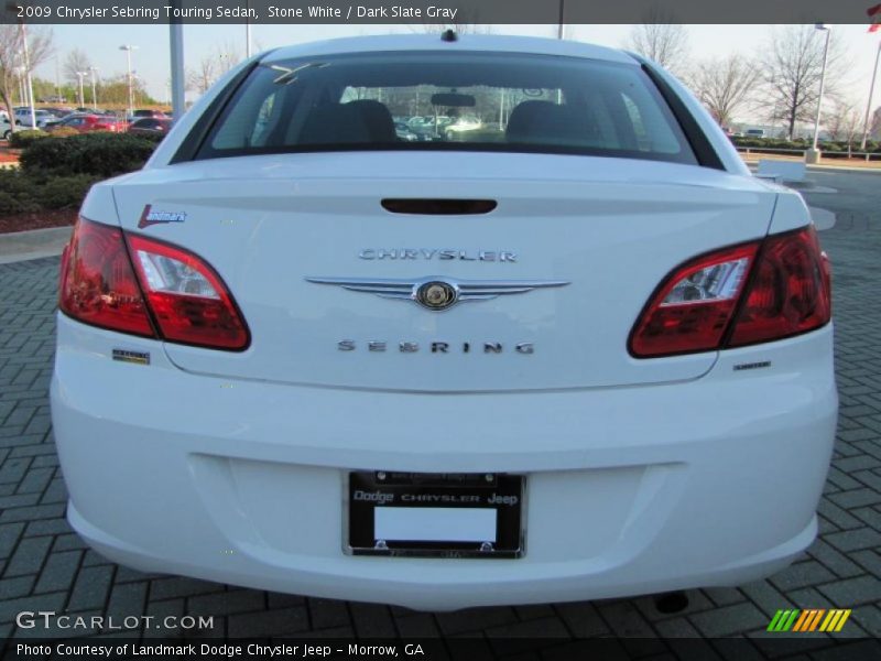 Stone White / Dark Slate Gray 2009 Chrysler Sebring Touring Sedan