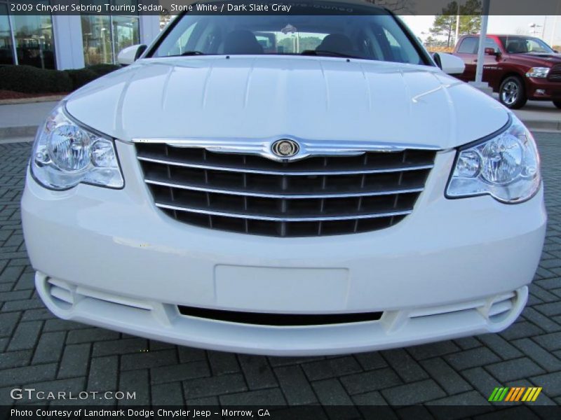 Stone White / Dark Slate Gray 2009 Chrysler Sebring Touring Sedan