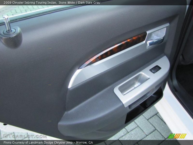 Stone White / Dark Slate Gray 2009 Chrysler Sebring Touring Sedan
