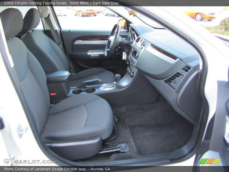 Stone White / Dark Slate Gray 2009 Chrysler Sebring Touring Sedan