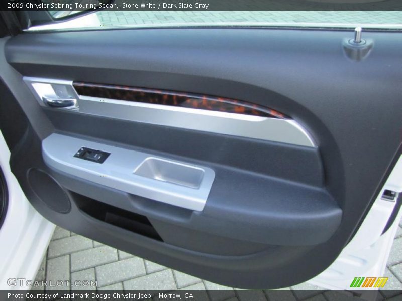 Stone White / Dark Slate Gray 2009 Chrysler Sebring Touring Sedan