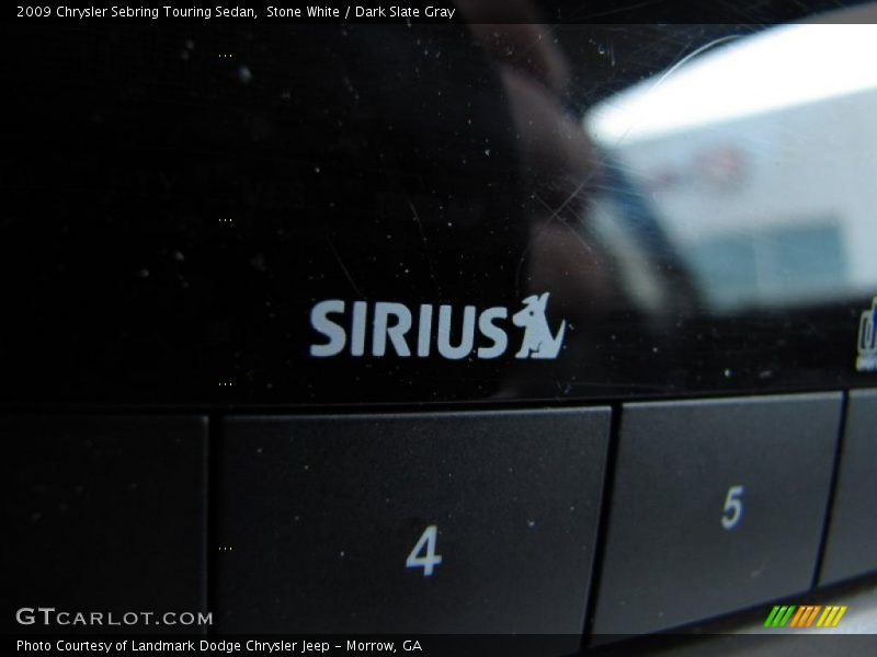 Stone White / Dark Slate Gray 2009 Chrysler Sebring Touring Sedan