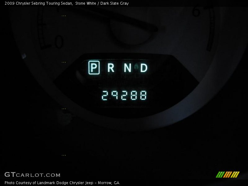 Stone White / Dark Slate Gray 2009 Chrysler Sebring Touring Sedan