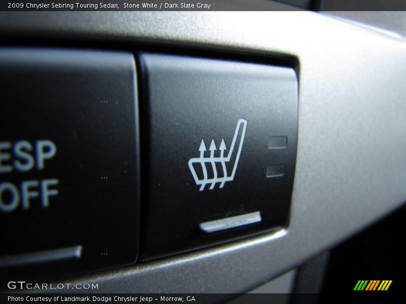 Stone White / Dark Slate Gray 2009 Chrysler Sebring Touring Sedan