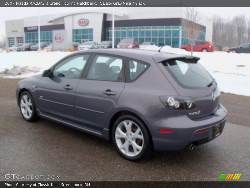 Galaxy Gray Mica / Black 2007 Mazda MAZDA3 s Grand Touring Hatchback