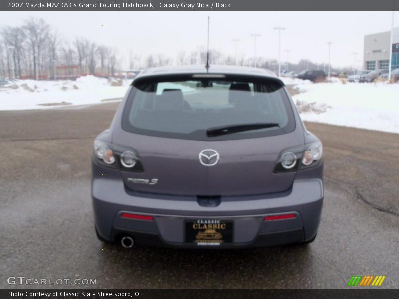 Galaxy Gray Mica / Black 2007 Mazda MAZDA3 s Grand Touring Hatchback