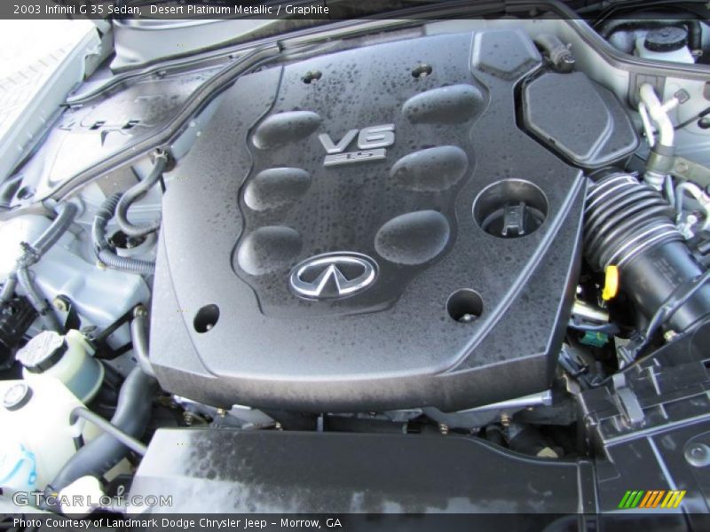 Desert Platinum Metallic / Graphite 2003 Infiniti G 35 Sedan