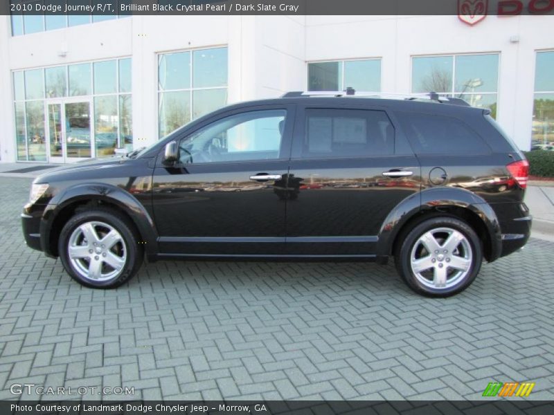 Brilliant Black Crystal Pearl / Dark Slate Gray 2010 Dodge Journey R/T