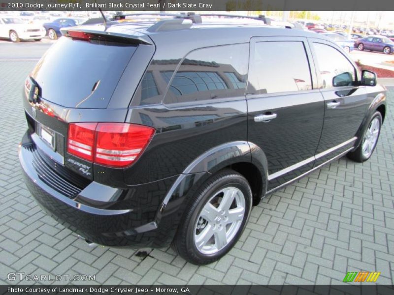 Brilliant Black Crystal Pearl / Dark Slate Gray 2010 Dodge Journey R/T