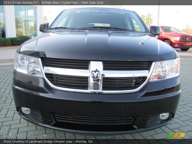 Brilliant Black Crystal Pearl / Dark Slate Gray 2010 Dodge Journey R/T