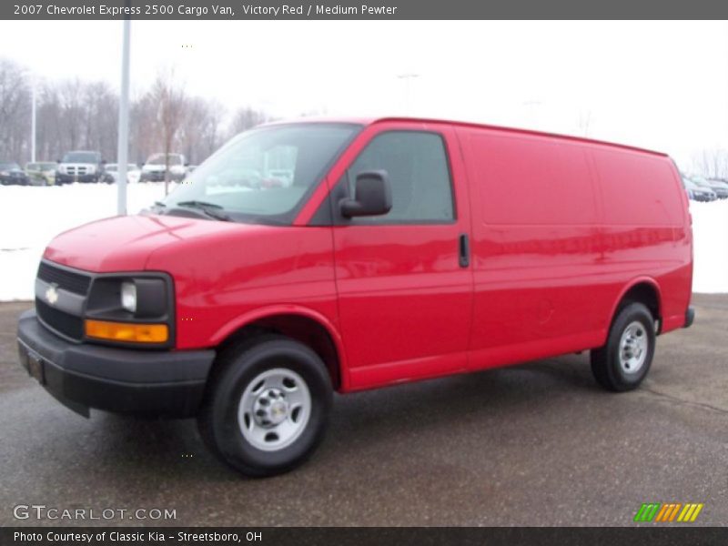  2007 Express 2500 Cargo Van Victory Red