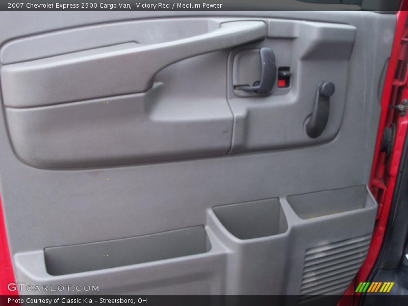 Victory Red / Medium Pewter 2007 Chevrolet Express 2500 Cargo Van