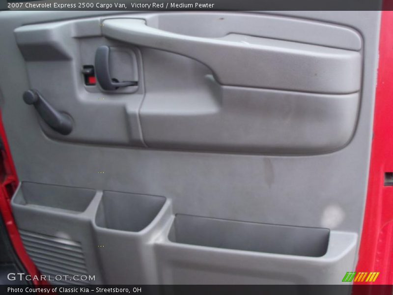 Victory Red / Medium Pewter 2007 Chevrolet Express 2500 Cargo Van