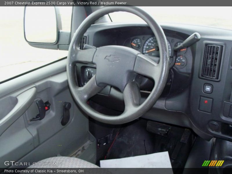 Victory Red / Medium Pewter 2007 Chevrolet Express 2500 Cargo Van