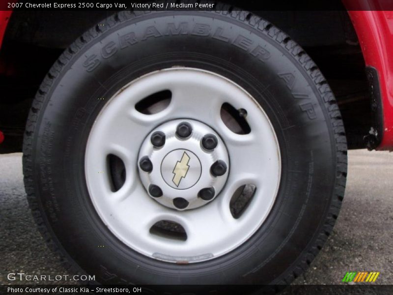 Victory Red / Medium Pewter 2007 Chevrolet Express 2500 Cargo Van