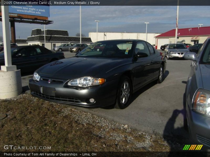 Medium Gray Metallic / Ebony 2005 Chevrolet Monte Carlo LS