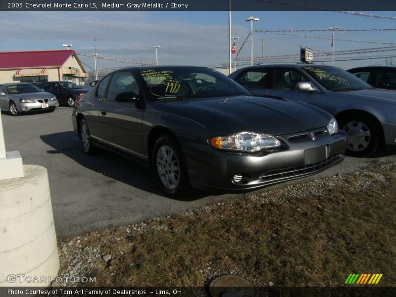 Medium Gray Metallic / Ebony 2005 Chevrolet Monte Carlo LS