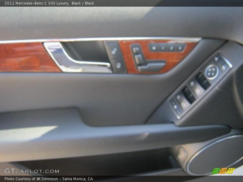Black / Black 2011 Mercedes-Benz C 300 Luxury