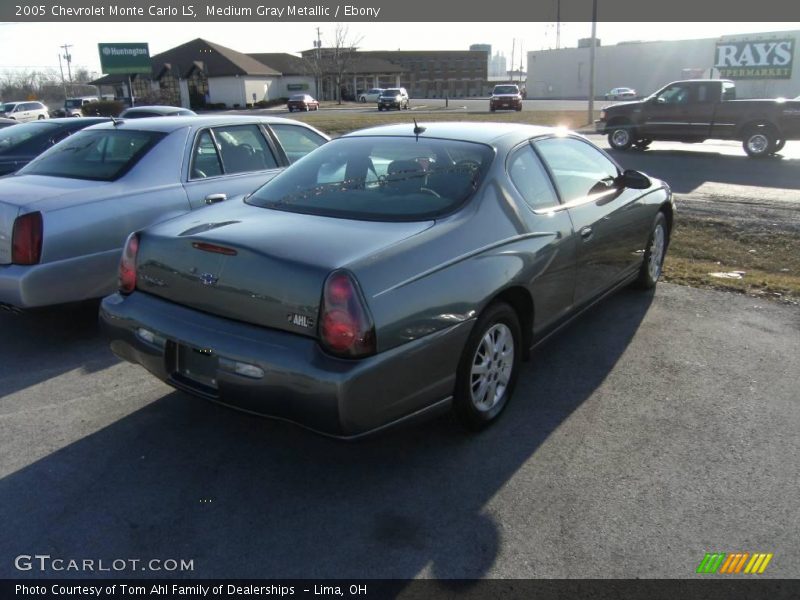 Medium Gray Metallic / Ebony 2005 Chevrolet Monte Carlo LS