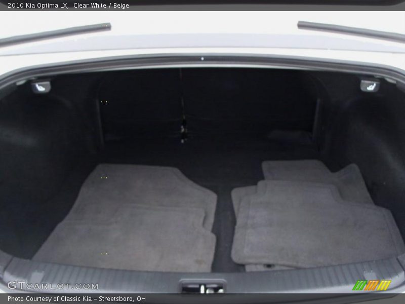 Clear White / Beige 2010 Kia Optima LX