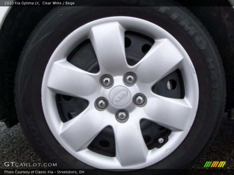 Clear White / Beige 2010 Kia Optima LX