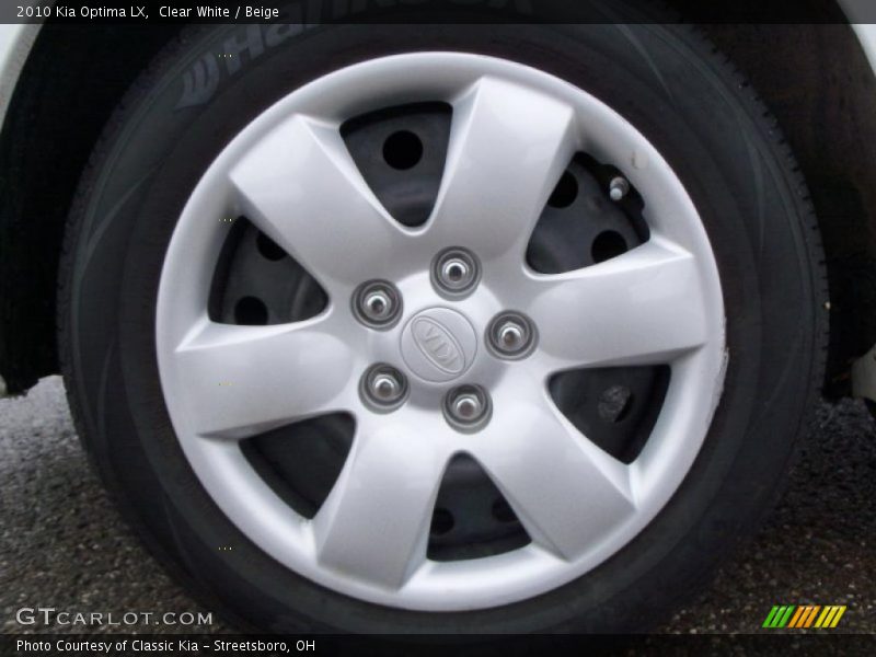 Clear White / Beige 2010 Kia Optima LX