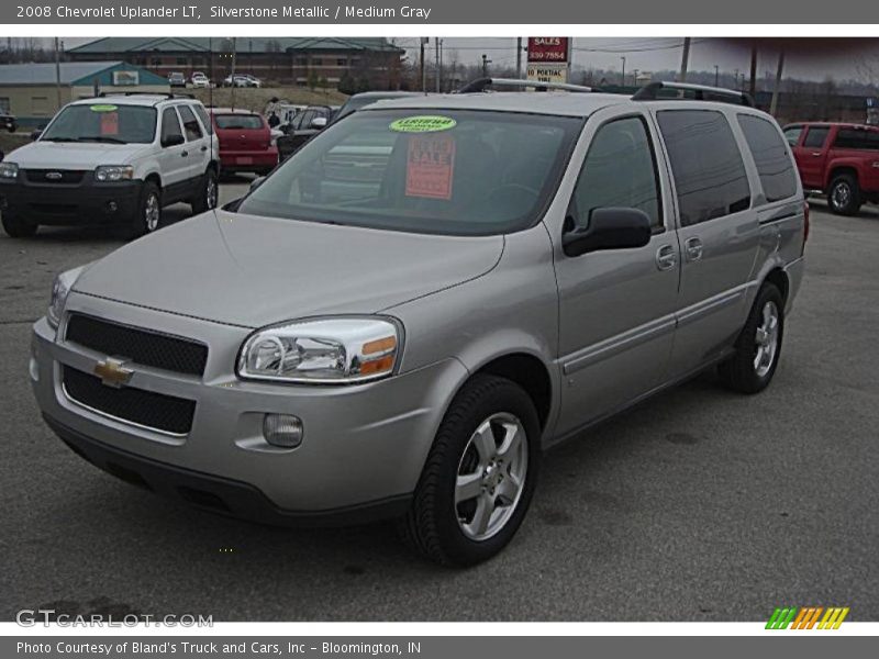 Silverstone Metallic / Medium Gray 2008 Chevrolet Uplander LT