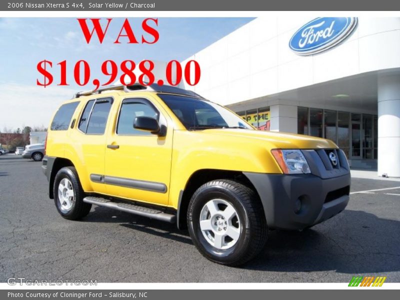 Solar Yellow / Charcoal 2006 Nissan Xterra S 4x4