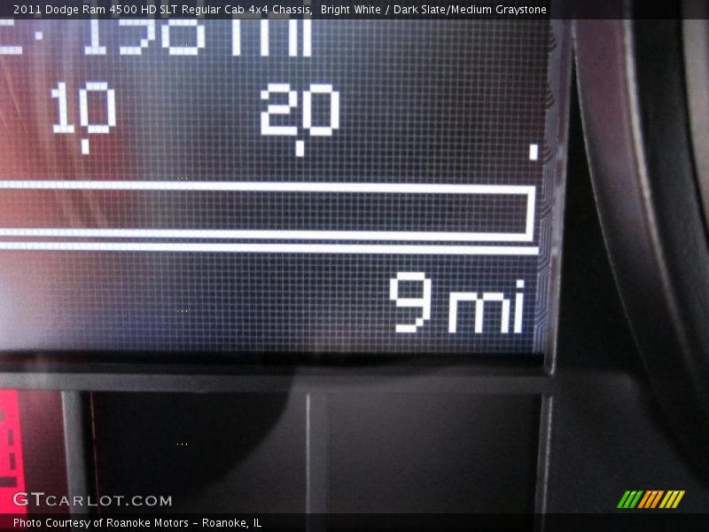 Bright White / Dark Slate/Medium Graystone 2011 Dodge Ram 4500 HD SLT Regular Cab 4x4 Chassis