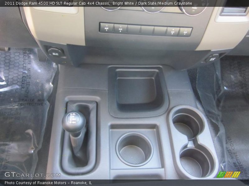 Bright White / Dark Slate/Medium Graystone 2011 Dodge Ram 4500 HD SLT Regular Cab 4x4 Chassis