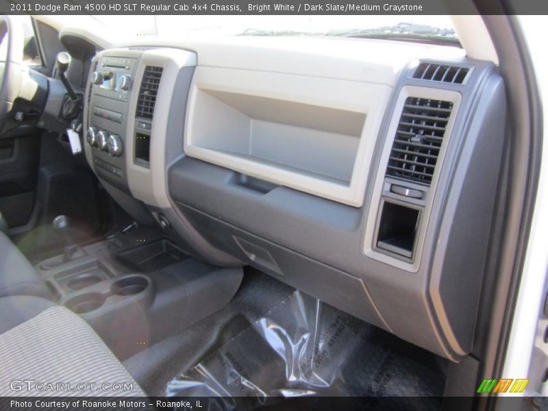 Bright White / Dark Slate/Medium Graystone 2011 Dodge Ram 4500 HD SLT Regular Cab 4x4 Chassis