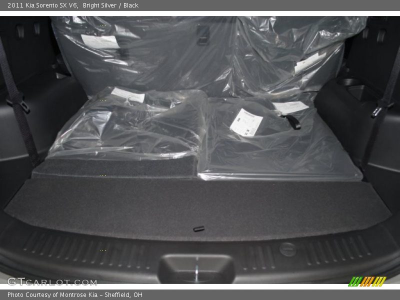 Bright Silver / Black 2011 Kia Sorento SX V6