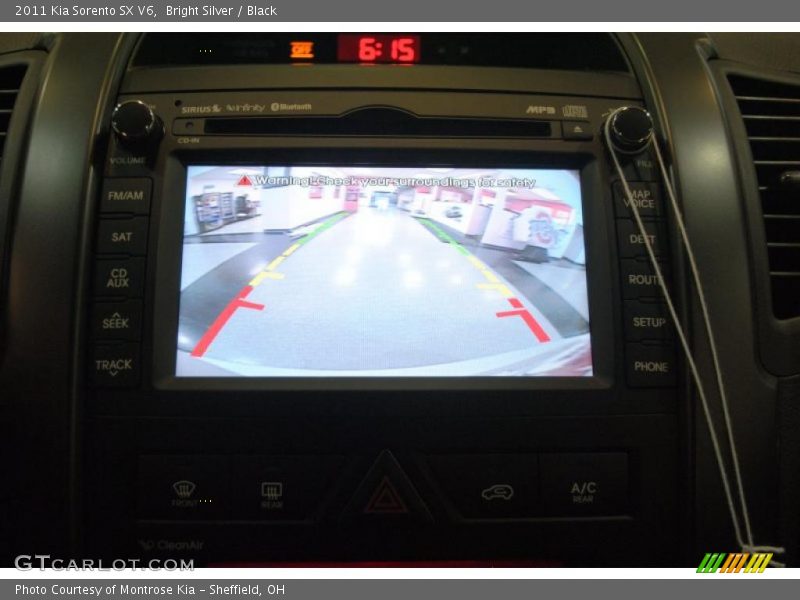 Bright Silver / Black 2011 Kia Sorento SX V6