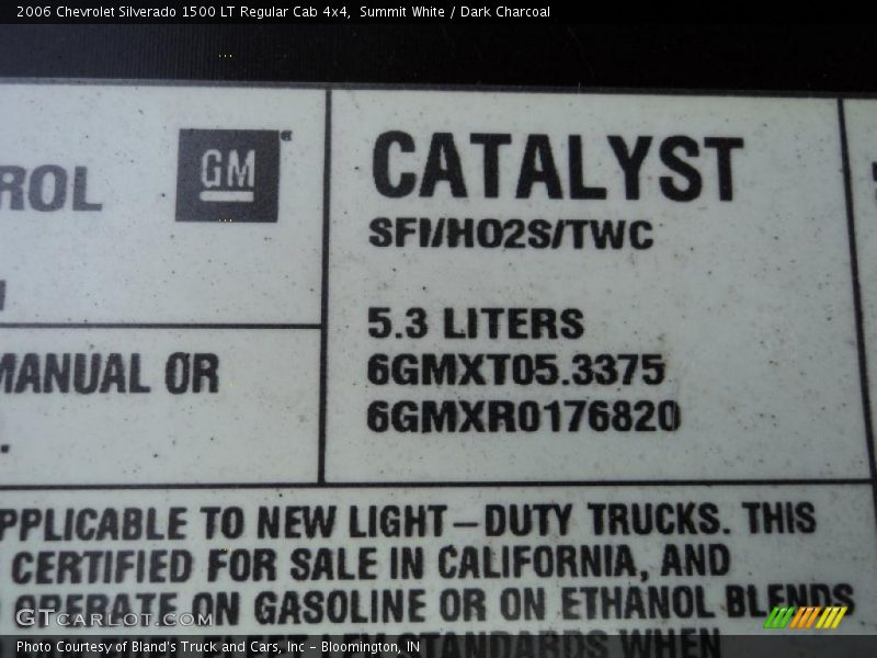 Summit White / Dark Charcoal 2006 Chevrolet Silverado 1500 LT Regular Cab 4x4